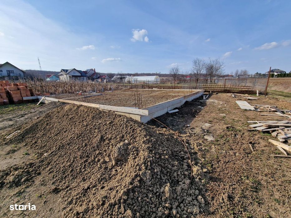 Fantanele,teren 400mp cu autorizatie de constructie si fundatie