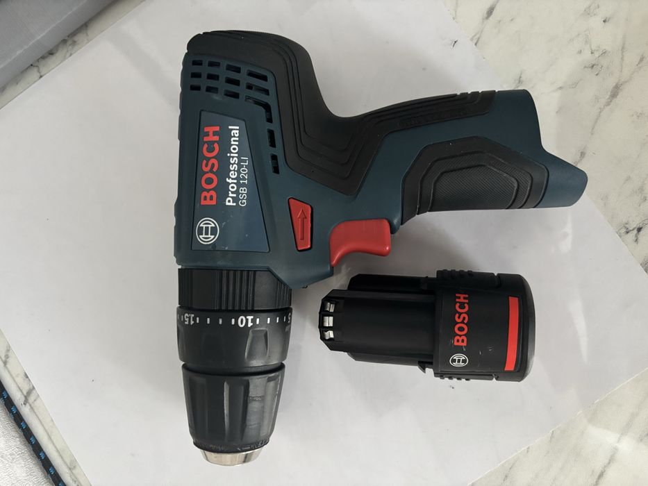 Аккумуляторная ударная дрель-шуруповёрт Bosch GSB 120-LI 06019G8100