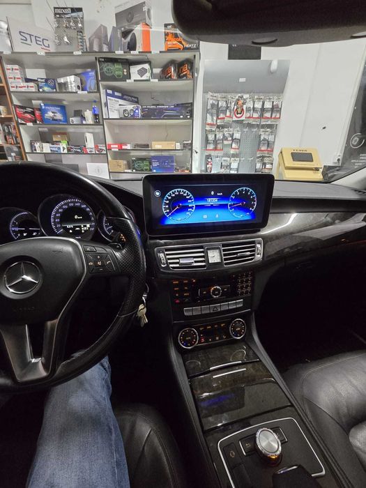 Navigatie android Mercedes CLS Waze YouTube GPS