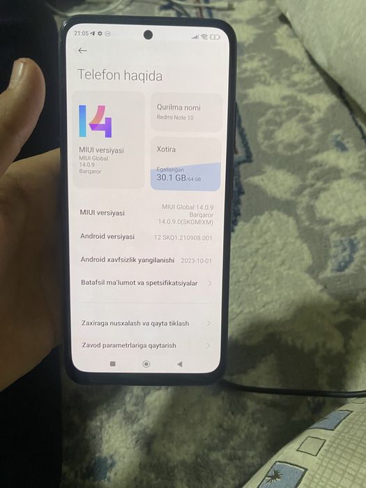 Redmi note 10 64 gb