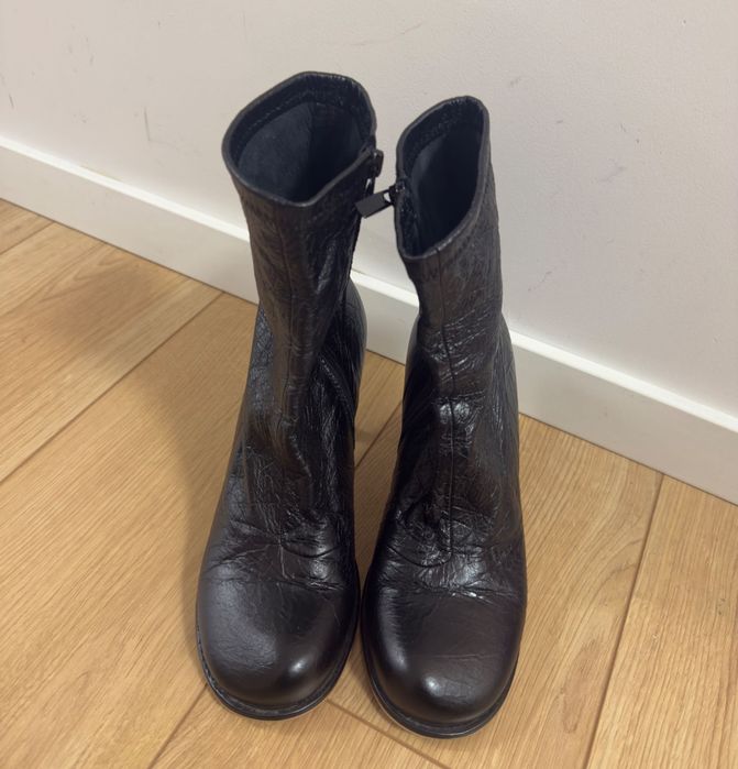 Кожени боти Kacharovska – естествена кожа, размер 39