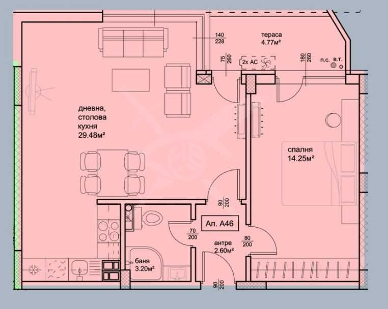 Продава се Двустаен апартамент в Пловдив, Христо Смирненски - 69 кв.м за 1232 €/кв.м - Снимка #8