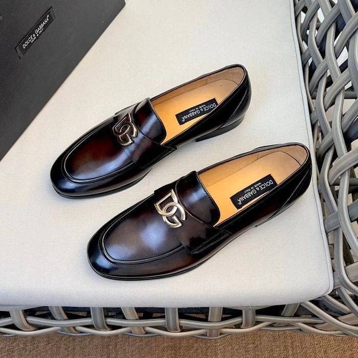D&G Logo Loafer / Black / Grey