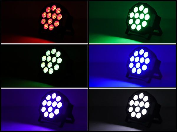 Презареждаем диско RGBW LED прожектор с DMX, 24W, дистанционно