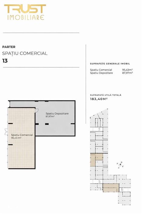 Spatiu comercial l 183 MP l Str.Soporului l Gheorgheni
