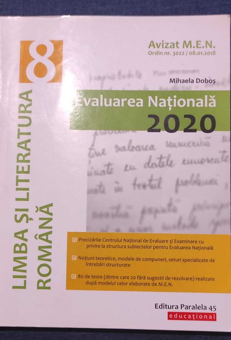 Cărți Evaluare Națională Limba și Literatura Română