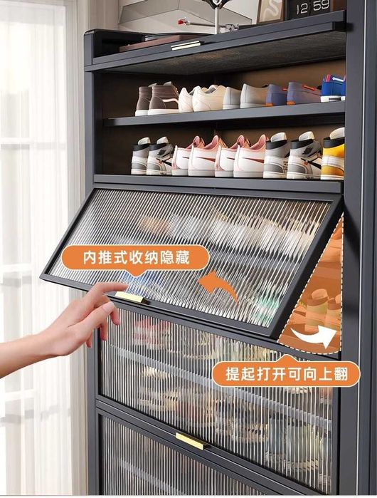 Обувной шкаф с прозрачными дверцами | Shkaf oyoq kiyimlar uchun