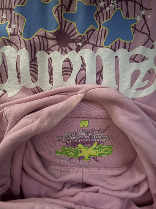 Spider Atlanta hoodie в розово размер M