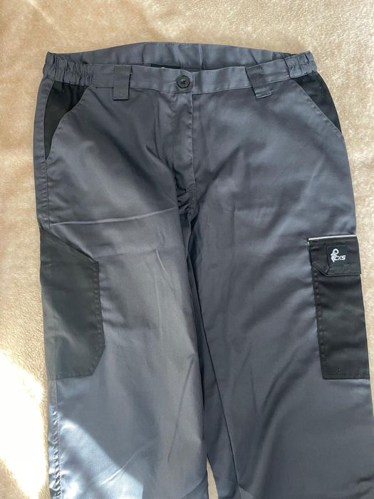 Pantaloni salopetă cu inserții  reflectorizante,noi