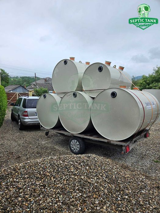 Fosa Septica 4000L Echipata COMPLET! Garantie 20 Ani + Livrare Rapida!