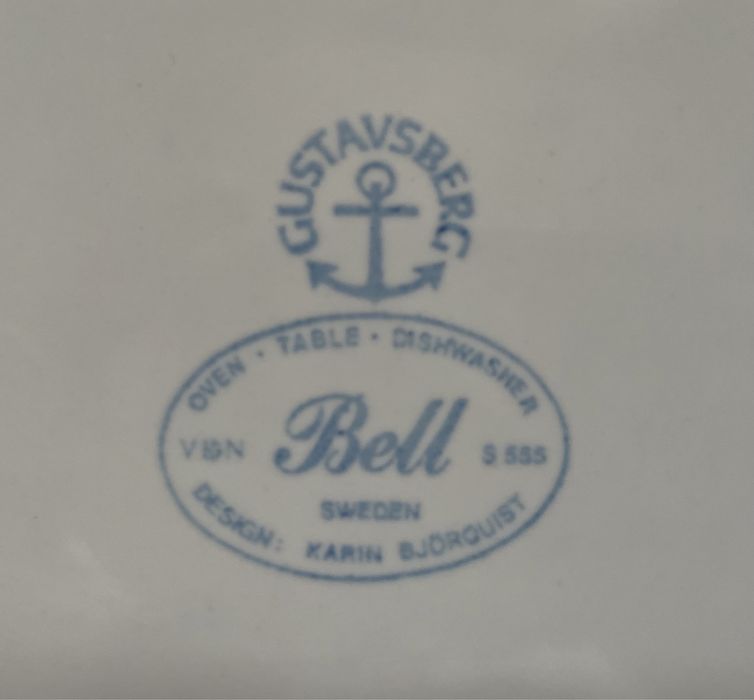 Gustavsberg чинии, серия Bell