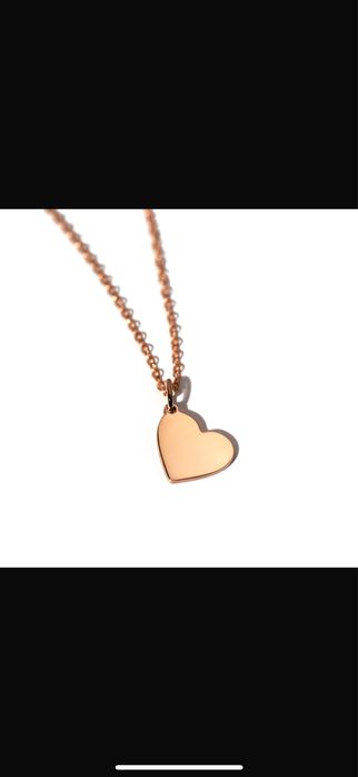 Pandant inimioara Aur Roz 14 k