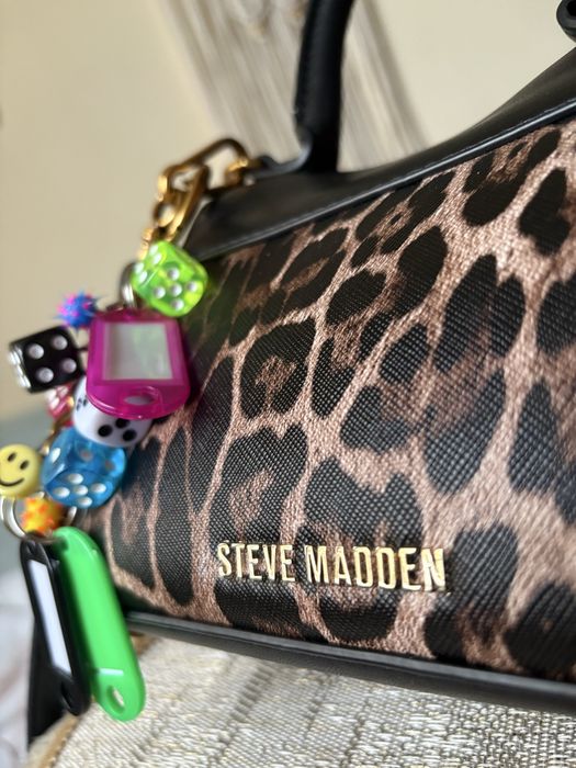 Чанта Steve Madden с леопардов принт