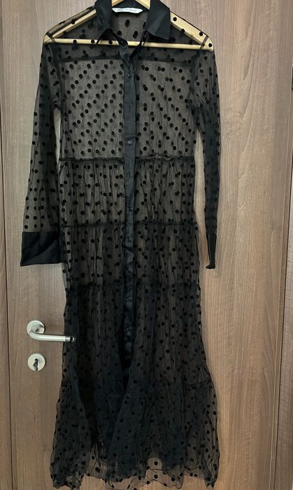 Дантелена рокля, тюлени рокли Zara