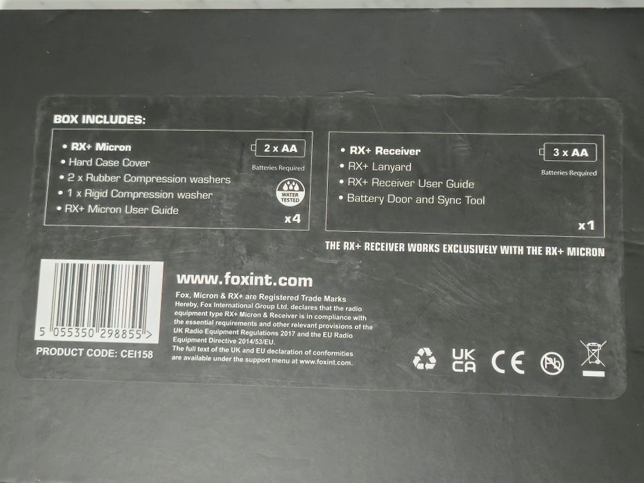 Vand Set Avertizoare FOX RX+  Micron, 4+1