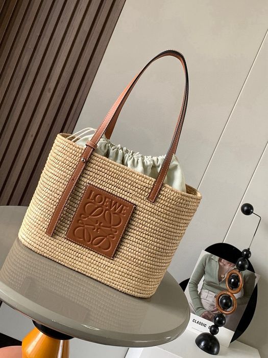 Geanta Loewe Small Square Basket Bag