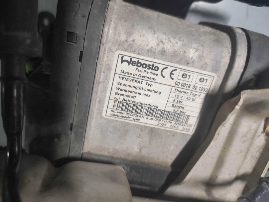 Webasto volkswagen vw golf 5 benzina 1.6 FSI cod 1k08155007s
