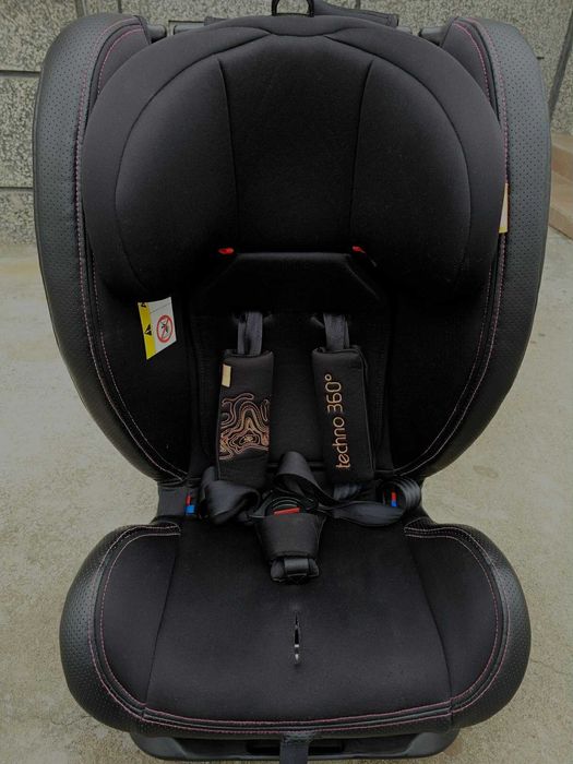 Столче за кола Chipolino - Техно 360, 0-36 kg, с Isofix, далия