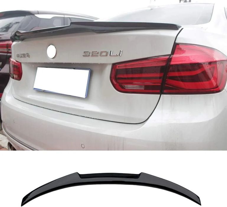 Спойлер за задно стъкло BMW F30 (2011-2018) M4 Style - черен гланц
