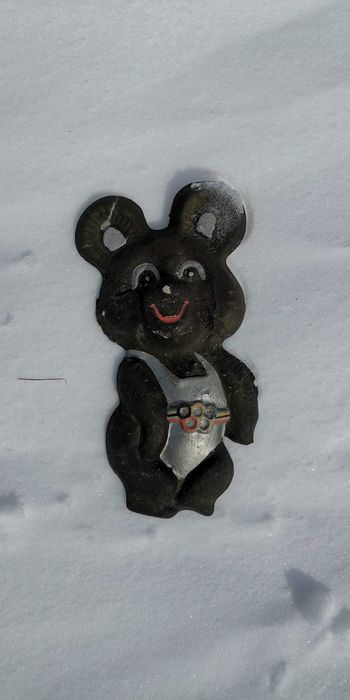 Олимпийский мишка из гипса СССР