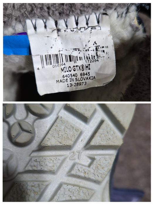 Ghete Premium Lowa Milo Evo GTX Hi Jr Gore-Tex Impermeabile Copii - 27