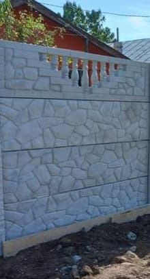 Gard din beton placi