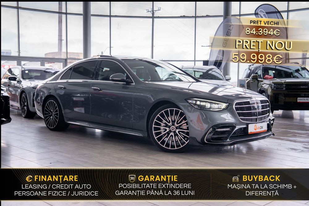 Mercedes-Benz S S400d LONG 4Maitc "AMG Line" MBUX 3D/ Panoramic / Posibilitate Leasing