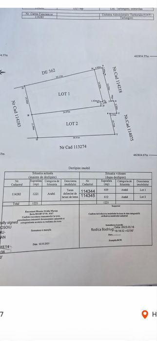 Proprietar vând Teren Tărlungeni/Izvor