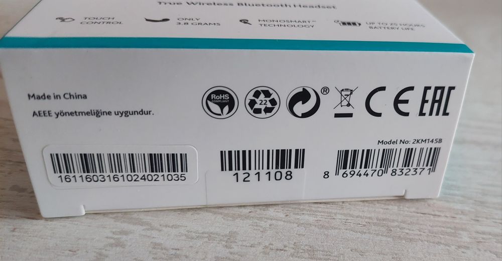 Нови TTEC Mode – True Wireless Bluetooth слушалки, запечатани