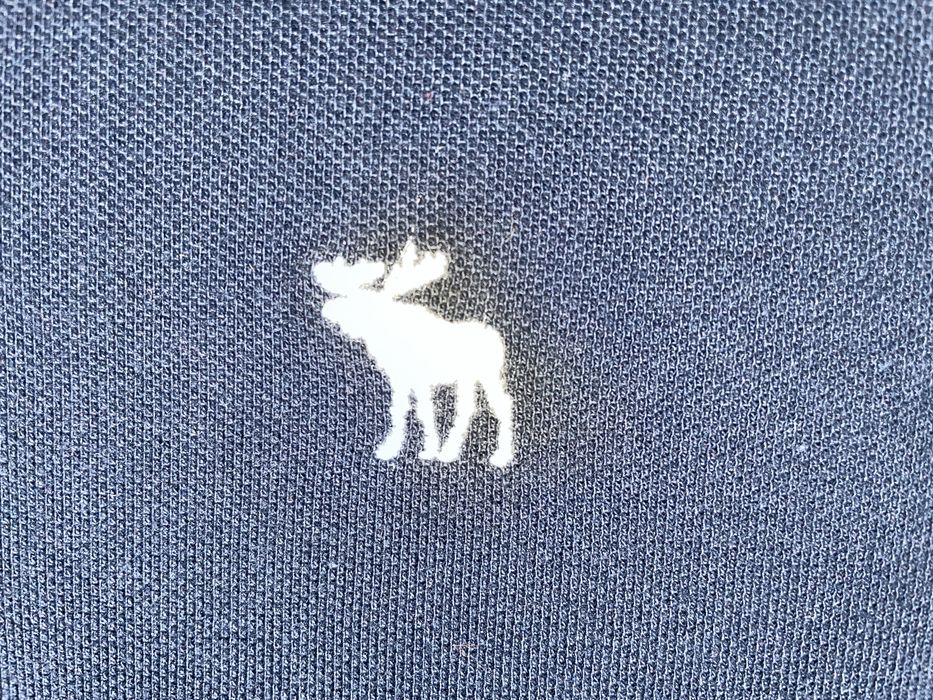 Abercrombie & Fitch Navy Polo Tshirt Slim Fit XL