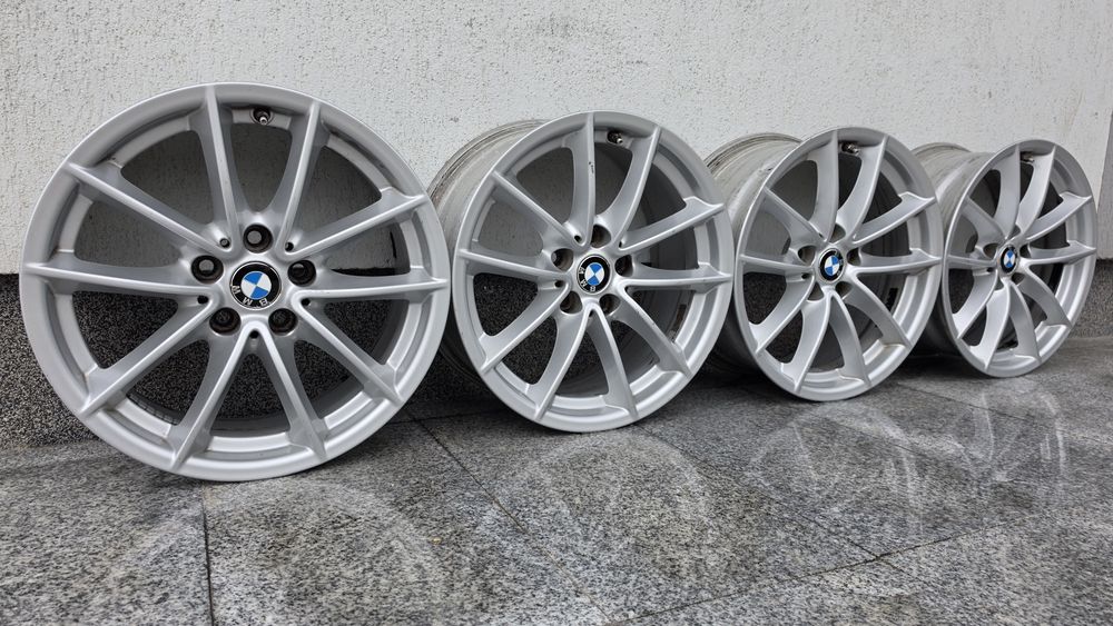 Set 4 jante roti aliaj 17 inch BMW 5 G30 G31 style 618 cod 6868217