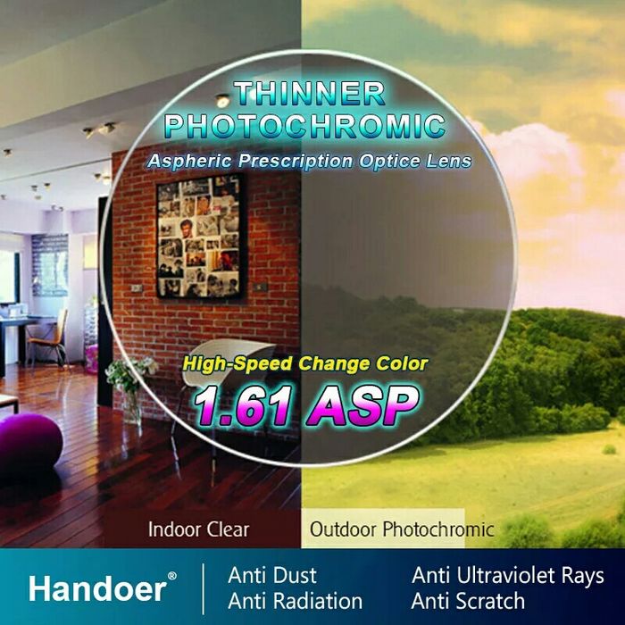 Фотохромные линзы для очков