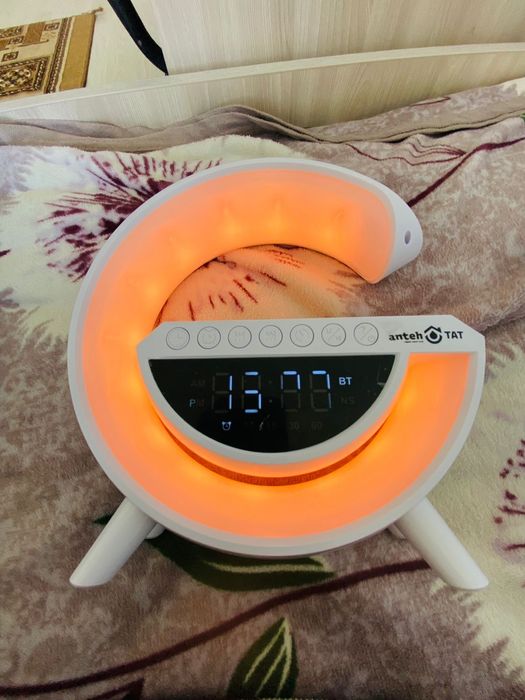 Лед лампа ночник колонка