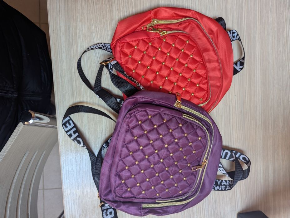 Rucsac dama din material textil,35 lei bucata