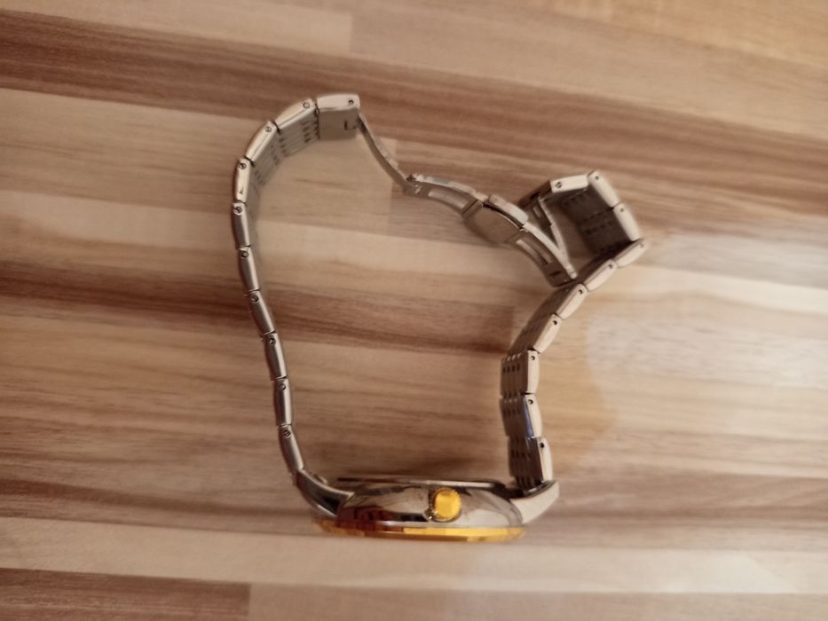 Podeagar Часовник, Нов, златист, неръждаема стомана