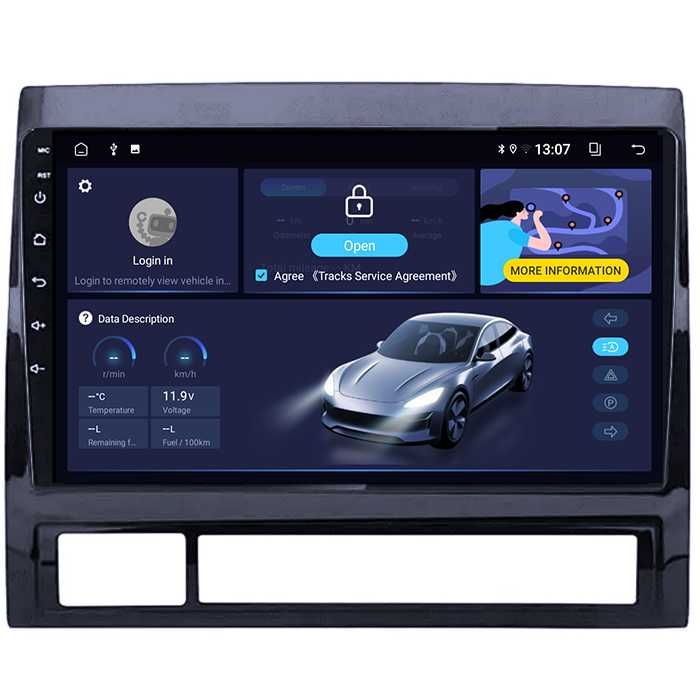 Navigatie Toyota Tacoma Hilux 2005-2013, Android 14 , 4GB RAM/64GB ROM