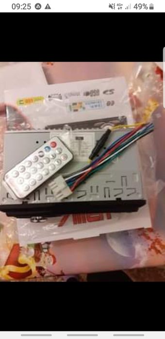 Casetofon auto cu usb mp3 card sd nou