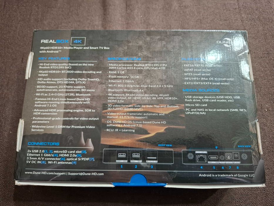Dune HD Real Box 4K