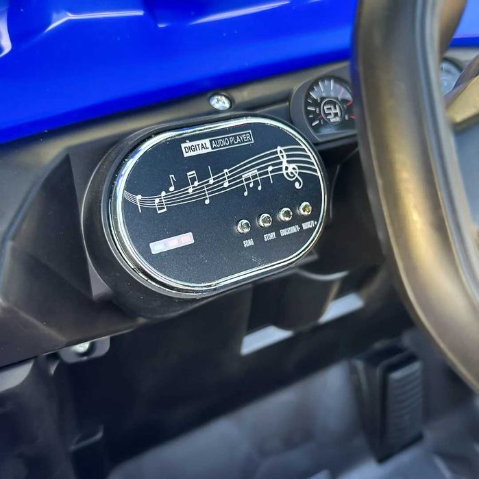 Masinuta electrica 4x4, pentru 2-4 ani,CAPE-X, 100W,12V, scaun tapitat