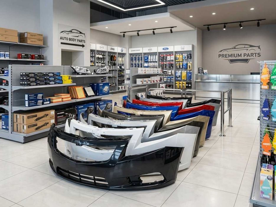 Бампер передний Chevrolet Cruze в цвет