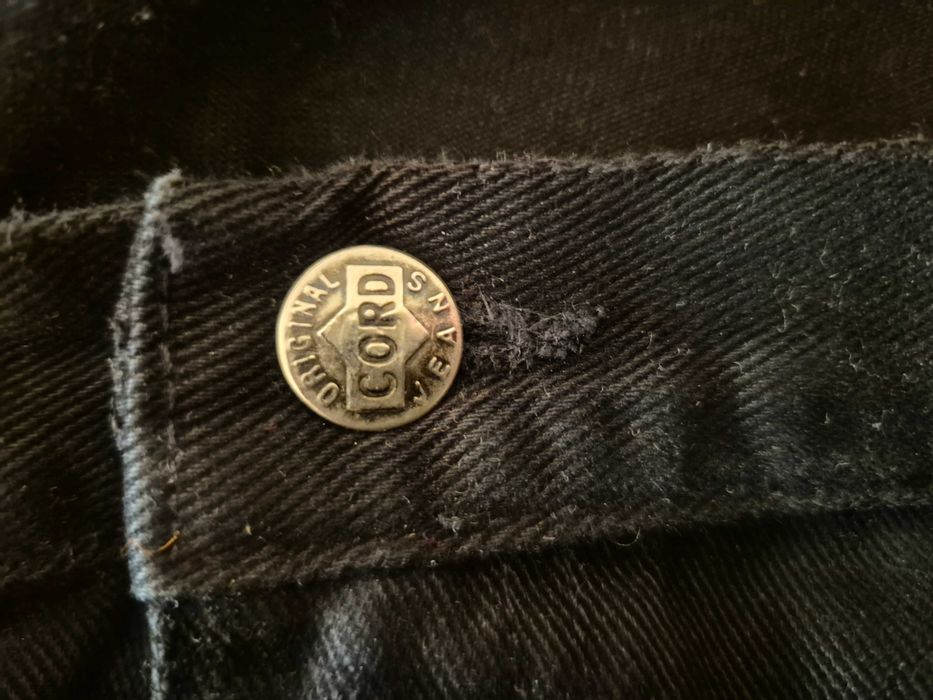 дънков панталон черен за едър мъж XXXL, нов, марка CORD original jeans