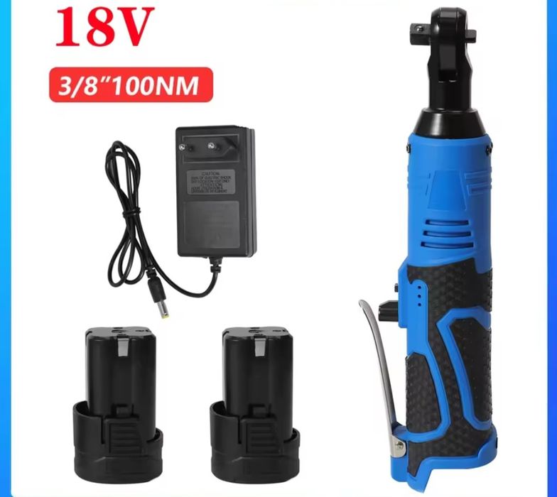 Акумулаторна тресчотка 100Nm, 18V, безчетков мотор!