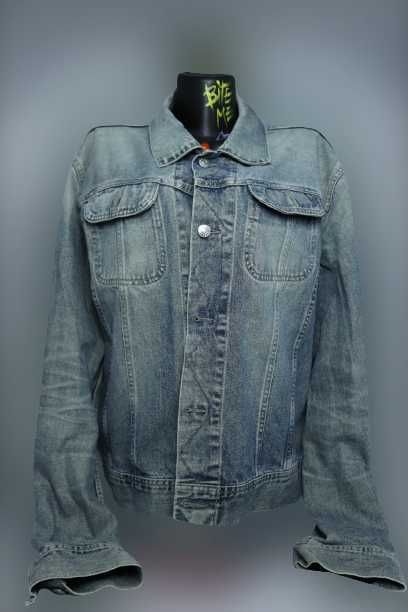 Geaca denim pictata manual