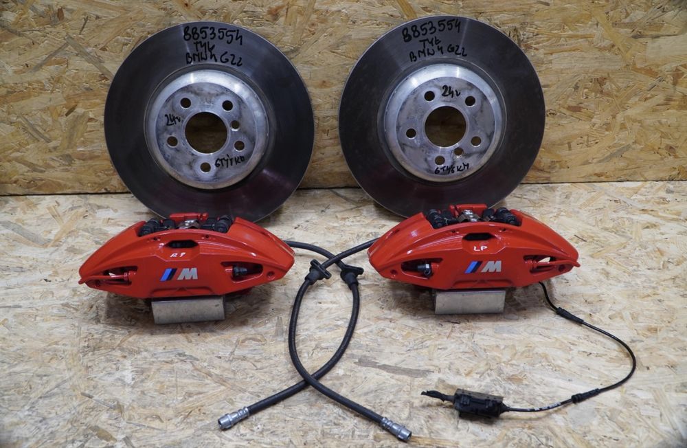etrier m pachet discuri sistem franare frana bmw seria 4 G22 G23 G26 m pachet seria 3 G20 G21