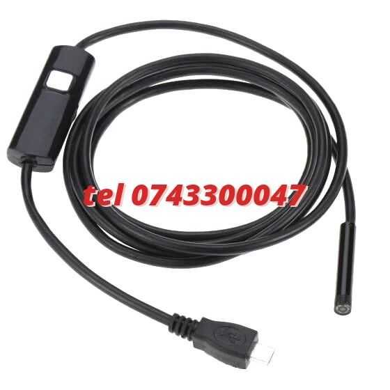 Camera Endoscop Foto Video Diametru 55mm Cablu 2m Waterproof