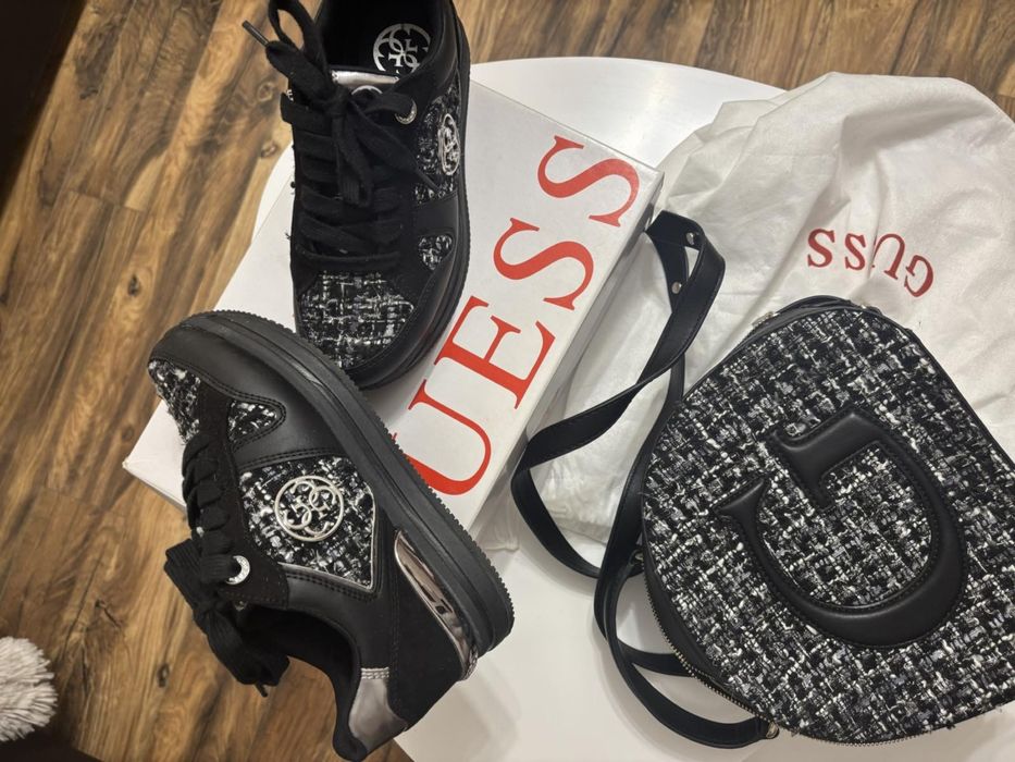 GUESS чанта и обувки