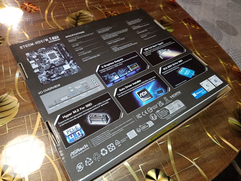 Дънна платка за PC Asrock B760M HDV