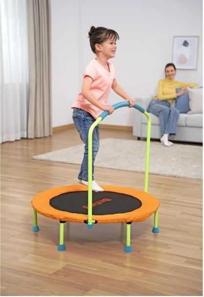 Trambulina copii Bestway Wonderjump  structura de metal cu maner de stabilizare
