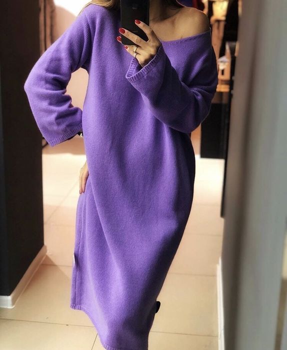 Кашемировое платье