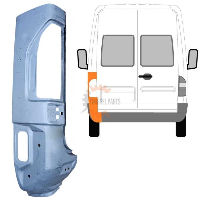 Ремонтни Панели/Ламарини/Вежди/Прагове Sprinter, VW LT 1995 - 2006 год